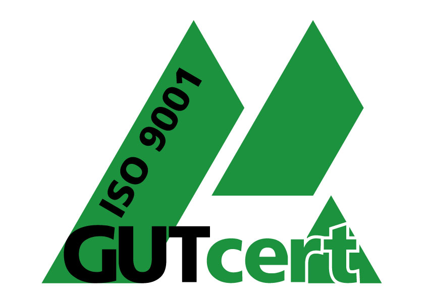 GUTcert ISO 9001 Zertifikat